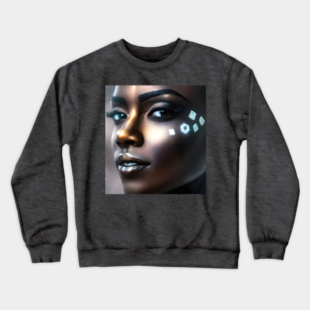 Beautiful Sorceress (1) - Black Magic Woman Crewneck Sweatshirt by TheThirdEye